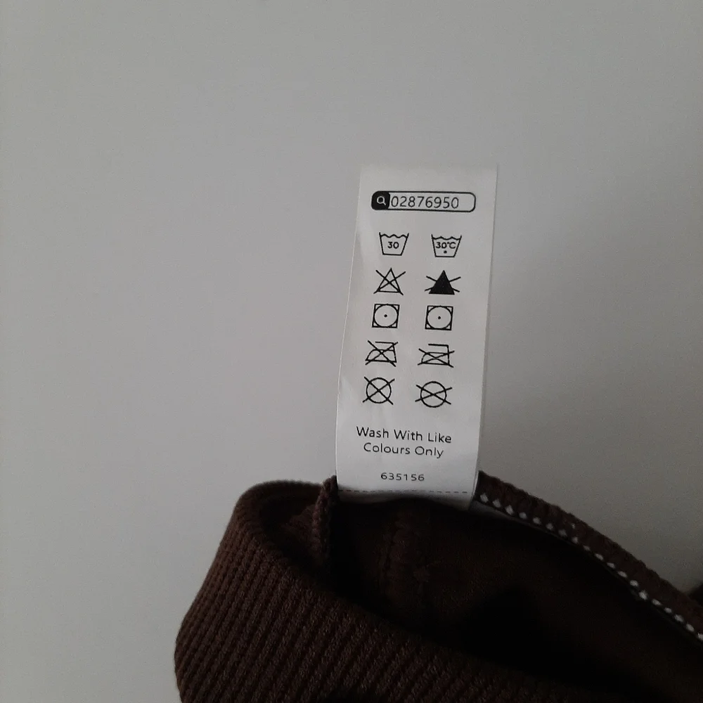 Halara Dark Brown Wide Leg Comfort Pants Size Medium